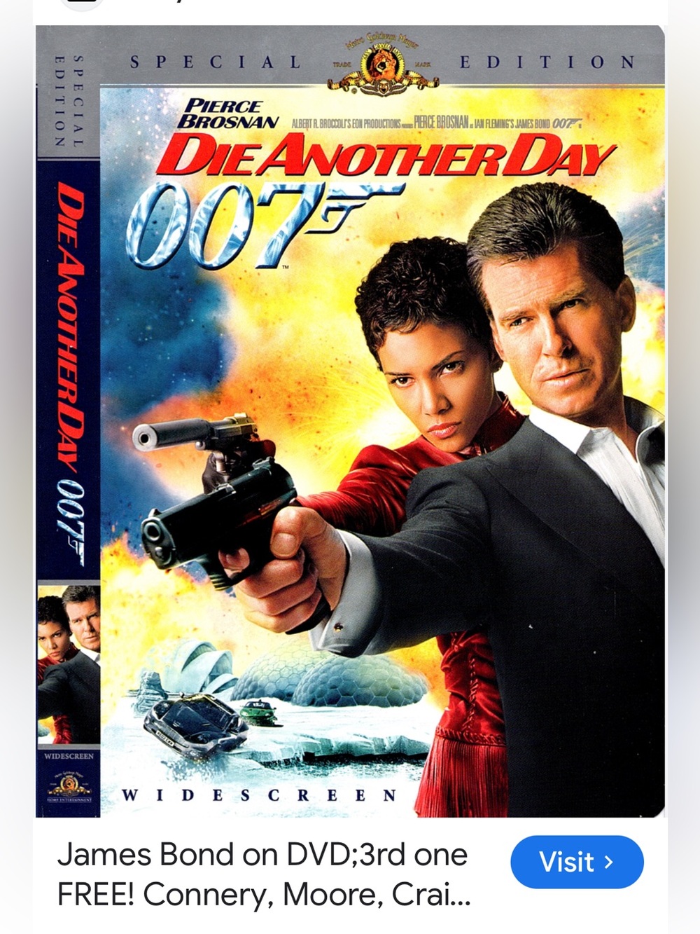 #2883*Die Another Day (007)Special Edition Widescreen - Black Case